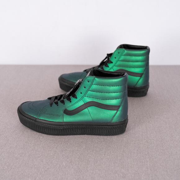 VANS Sk8-Hi Platform Harry Potter Dark Arts Mens 8.5 Womens 10 Morsmordre Green - Picture 4 of 12